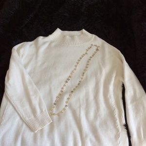 Beautiful cream Talbots sweater, Size 2X